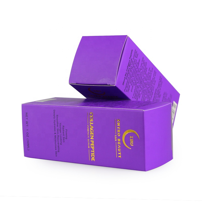 Boîte de mascara de boîte d'emballage de savon cosmétique de papier d'art d'impression polychrome adaptée aux besoins du client