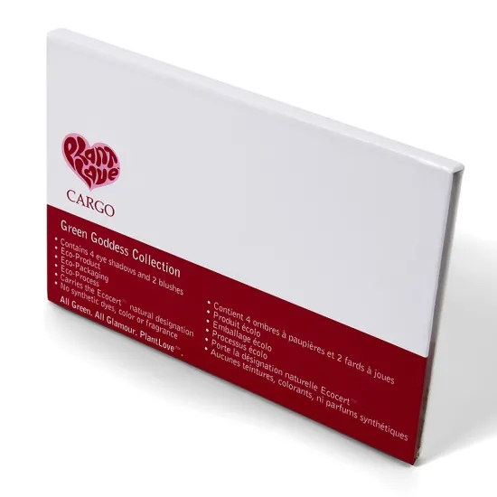 Emballage de boîte en carton Boîte magnétique Boîte de palette de fard à paupières en papier