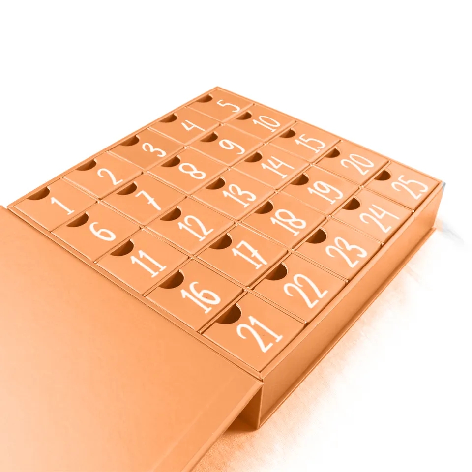 Fabricant professionnel de boîte de calendrier de l'avent au chocolat